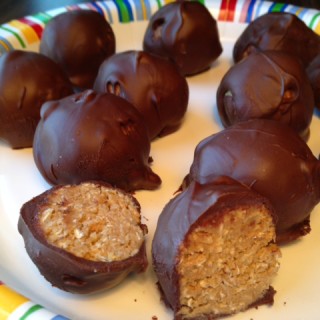 Chocolate Covered Protein Balls