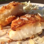 Panko and Parmesan Crusted Cod